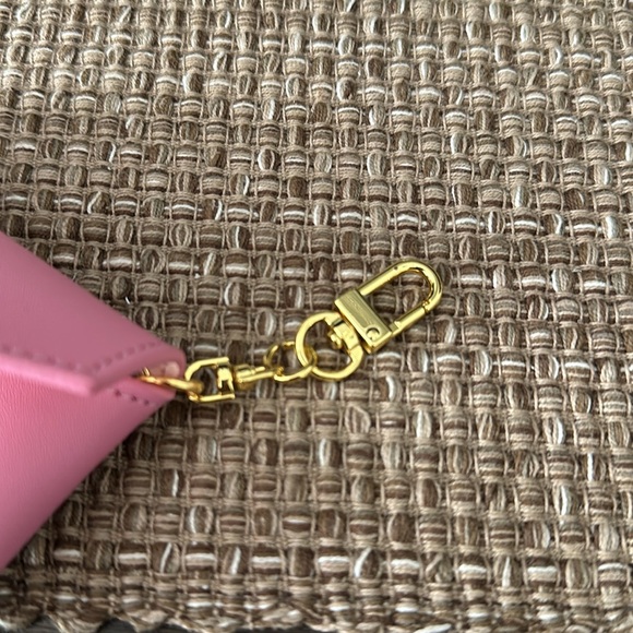 LEATHER MINI ENVELOPE BAG CHARM CARD HOLDER - Picture 7 of 8